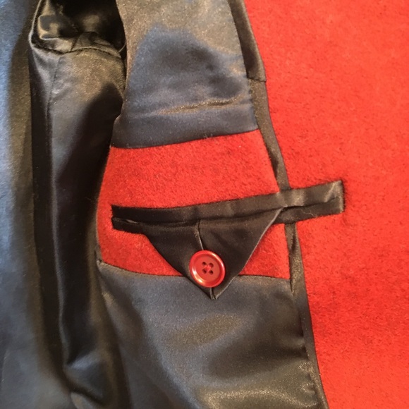 SOLD J.crew wool coat in red - Picture 3 of 7